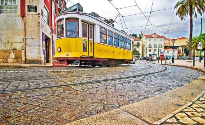 Old Tram - Lisbon